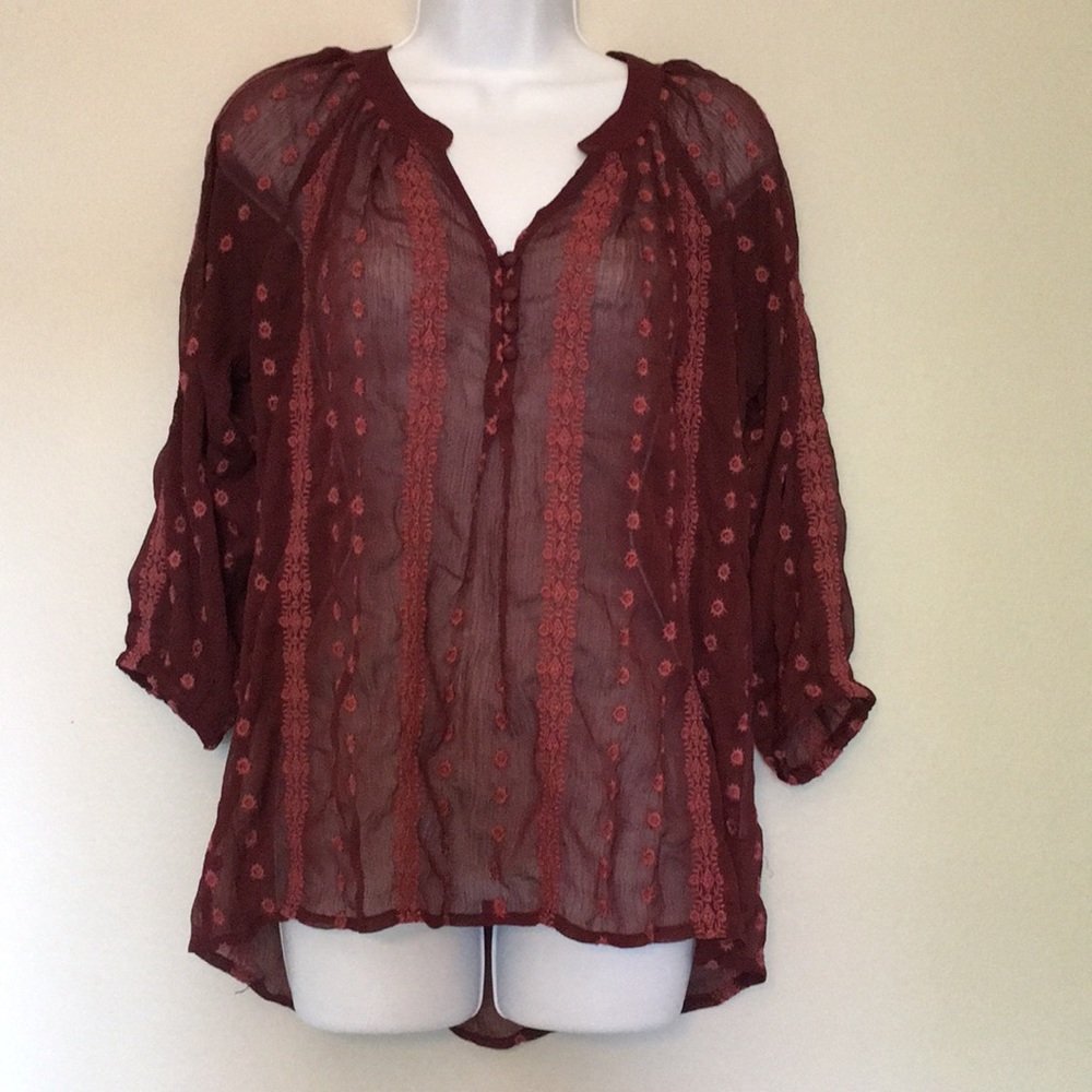 * Olive & Oak * sheer top